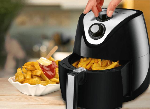 QTAF400 Freidora Electrica Air Fryer Quanta Main Alimentos Crujientes